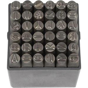 Çelik Harf ve Rakam 6mm 36' lı