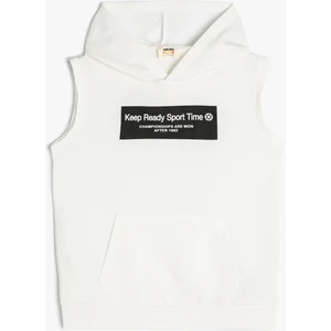 Erkek Çocuk Beyaz Sweatshırt 4SKB10146TK