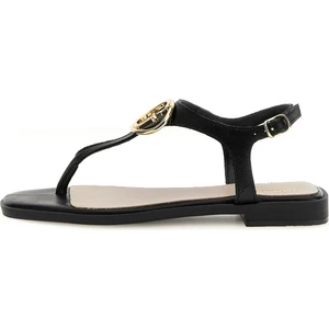 Siyah Deri Kadın Sandalet FLJMIRLEA03BLACK