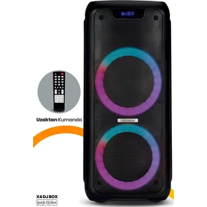 Neon X4 Taşınabilir Şarj Edilebilir Işıklı Bluetooth Hoparlör