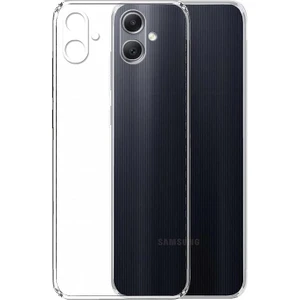 Case World Caseworld Samsung Galaxy A05 Kapak Kamera Korumalı Tıpalı Şeffaf Silikon Kılıf