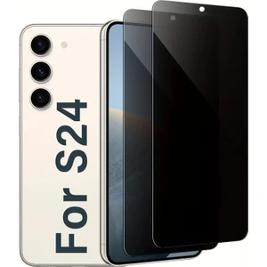 Samsung Galaxy S24 Uyumlu Hayalet Ekran Koruyucu Tam Kapatan Gizli Tamperli Cam