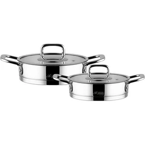 De Luxe Prestige 4 Parça Çelik Sahan Seti
