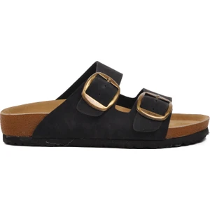 Pierre Cardin PC-6958 Siyah Kadın Mantar Terlik