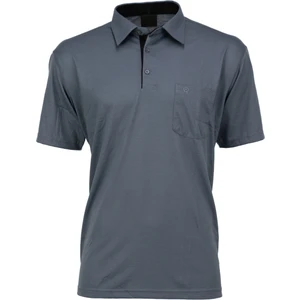 Erkek Cepli Kısa Kollu Düz Renk Normal Kesim Pamuklu Kumaş Gömlek Yaka T-Shirt