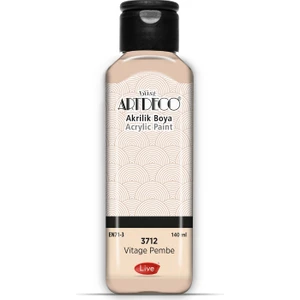 Akrilik Boya 140 ml Vintage Pembe 3712