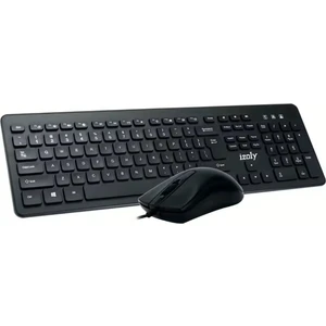 Izoly KM9400 Q-F Klavye Mouse Kablolu Sıyah
