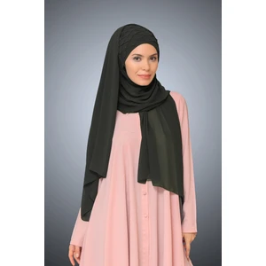 Hürrem Bone Haki Arkadan Bağlamalı Şal Şifon Incili 1901_09