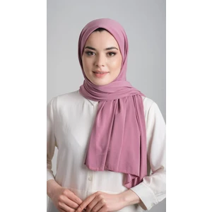 Hürrem Bone Gül Kurusu Pratik Hazır Geçmeli Eşarp Sandy Kumaş Sade 1817_18