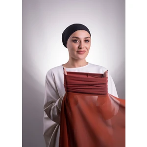 Kiremit Pratik Hazır Geçmeli Şal Şifon Boru Boneli 3001_05