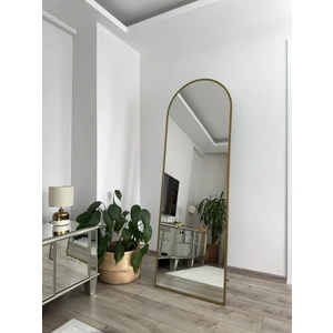 Effe Yapı Dekor Gold Metal Çerçeveli̇ 180X60 cm Ayaklı Boy Aynası