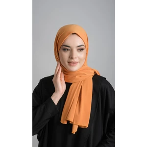 Hürrem Bone Gold Pratik Hazır Geçmeli Eşarp Sandy Kumaş Sade 1817_03