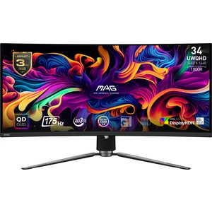 34.18" MAG 341CQP QD-OLED 3440x1440 (UWQHD) 21:9 CURVE 1800R QD-OLED 175HZ 0.03MS FREESYNC PREMIUM PRO GAMING MONITOR