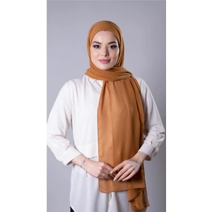 Hürrem Bone Hardal Pratik Hazır Geçmeli Şal Şifon Kumaş Bone 3009_43