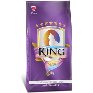Multicolor Renkli Taneli Kuzu Etli Yetişkin Kedi Maması 15 kg
