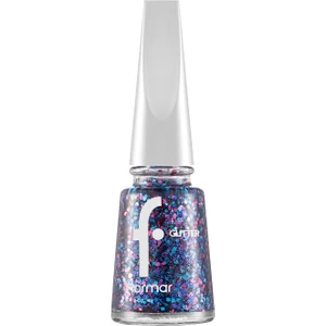 Glitter Yarı Transparan & Parlak Bitişli Simli Oje