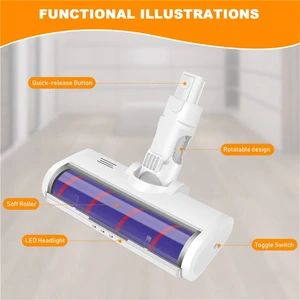 1c K10 / G9 G10 / /V9B/V9P/V11 Elektrikli Süpürge Fırça Başlığı Için LED Elektrikli Elektrikli Zemin Fırça Başlığı (Yurt Dışından)