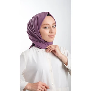 Hürrem Bone Şarabi Düz Klasik Şal Medine Ipeği Sade 202103_08