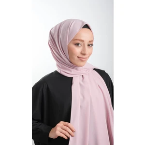 Hürrem Bone Pembe Düz Klasik Şal Medine Ipeği Sade 202103_04