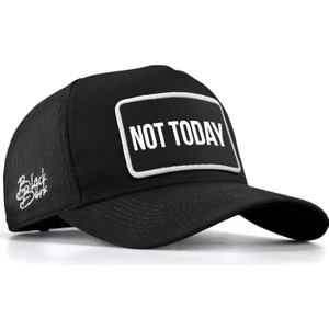 V2 Trucker Not Today - 2 Kod Logolu Unisex Siyah Şapka (Cap)