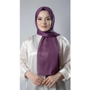 Hürrem Bone Mürdüm Düz Klasik Şal Şifon Kumaş Janjan Abiye 202108_07
