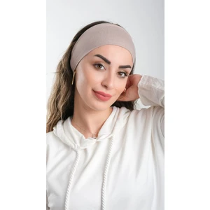 Hürrem Bone Vizon Pratik Hazır Geçmeli Tesettür Bone Viskon Kumaş Sade 3007_10