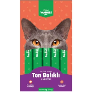 Kiwi Yammies 5X14 gr 5 Paket Ton Balıklı Karidesli Sıvı Ödül Maması