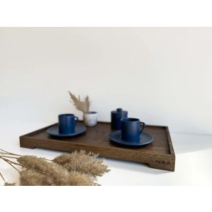 Arte Chocolate Büyük 50X30 cm Tepsi,servis ve Sunum Tepsi,mutfak Çay-Kahve Tepsisi,ahşap Düzenleyici