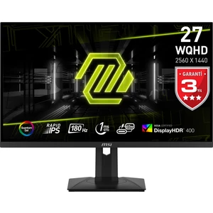 27" MAG 274QRF QD E2 2560x1440 (WQHD) 16:9 FLAT RAPID IPS 180HZ 1MS ADAPTIVE-SYNC GAMING MONITOR