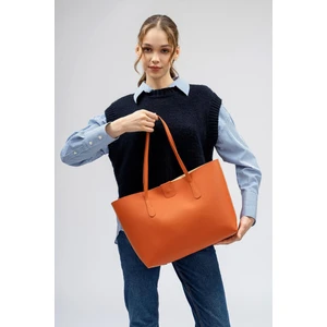 Lucky Bees Kadın Büyük Suni Deri Tote Omuz Çantası