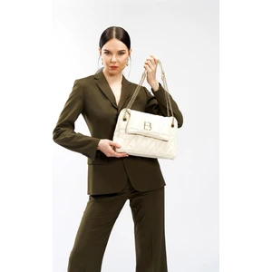 Lucky Bees Desenli Zincir Askılı Kadın El ve Omuz Çantası