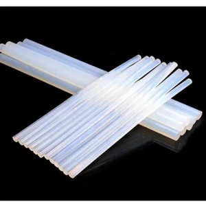 Ince Mum Silikon 30 Adet 7.4 mm 30 cm Çubuk Silikon Sıcak Silikon Slikon