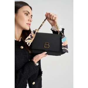 Lucky Bees Fular Aksesuarlı Kadın El ve Omuz Çantası