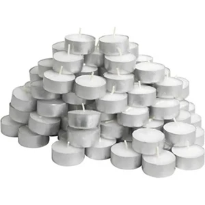 BK Commerce Tealight Mum Beyaz Yuvarlak 100 Adet