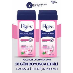 s 2 Adet s Roll On Kartuş Sir Ağda Hassas Ciltler Için Pudralı