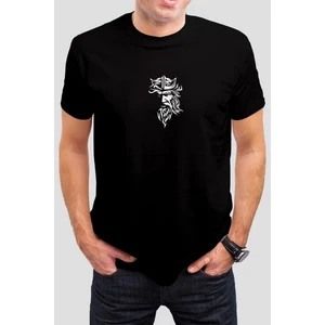 Zeus Baskılı Siyah Unisex Tişört C271