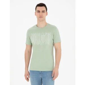 Pierre Cardin Erkek Yeşil Slim Fit Tişört 50282064-VR016