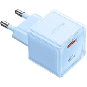 CH-4152 33W Gan Typec USB Girişli Hızlı Şarj Aleti - Mavi