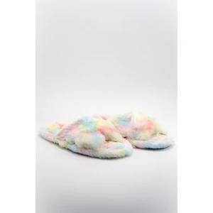 Kadın Tüylü Ev Terliği Cprz