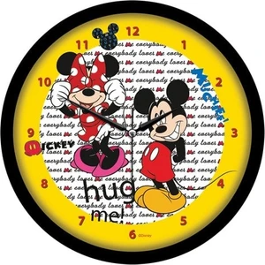 Micky Çocuk Duvar Saati Siyah 4505