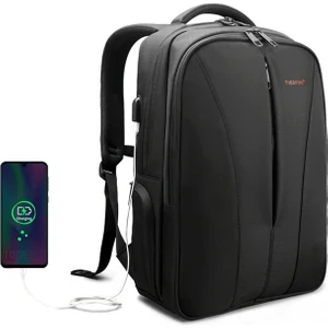 Siyah Tigernu Yeni Sıçramaya Dayanıklı USB Şarj 15.6 Inç Dizüstü Sırt Çantası Erkekler Su Geçirmez Çanta Genç Kızlar Için Yaz Sırt Çantası Kadınlar Için (Yurt Dışından)