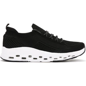 Zero Erkek Siyah Bağcıklı Kalın Tabanlı Sneaker 24SFD69316F