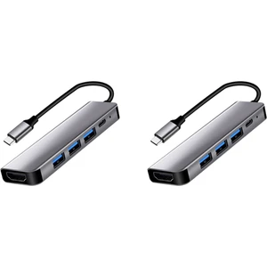 S8 Dex P30 Dock 10 Projektör Tv Için 2x Tip C - Uyumlu 4K Usb-C 3.0 Adaptör Hub (Yurt Dışından)