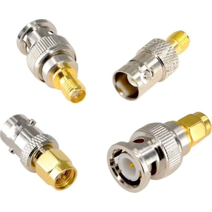 Sma - Bnc Kitleri 2 Set Rf Adaptör Konnektör Kitleri Sdr Ham Radyo Uv-5r UV82 V-5r5 Iki Yönlü El Telsizi B (Yurt Dışından)