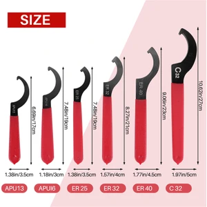 6 Parça Ingiliz Anahtarı Seti Ayarlanabilir Coilover Anahtarı Somun Anahtarları Kanca Anahtarları Aletler Coilover Anahtarı Çelik Anahtar (Yurt Dışından)