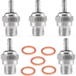 5 Adet Sıcak Akkor Buji N4 Spark Nitro Motor Parçaları Redcat 1/8 1/10 Rc Araba Kamyon Için Işletim Sistemini Değiştirin (Yurt Dışından)