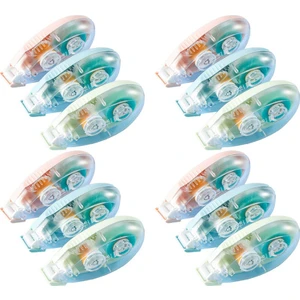 12 Paket Çift Taraflı Bant Rulo 3 Renk Karalama Defteri Bant Yapışkan Rulo Bant Scrapbooking Bant Koşucu Için (Yurt Dışından)