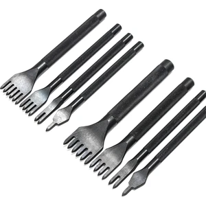 8 Adet 3mm 4mm 1/2/4/6 Çatal Inç Keski Deri El Sanatları Araçları Delik Delme Bağlama Dikiş Delikli Deri Delik Zımba (Yurt Dışından)