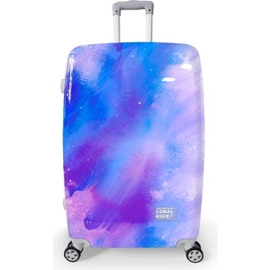 Coral High Renkli Desenli Pc Büyük Boy Valiz (70CM) 16838