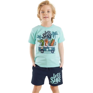 Let's Surf Erkek Çocuk T-Shirt Şort Takım